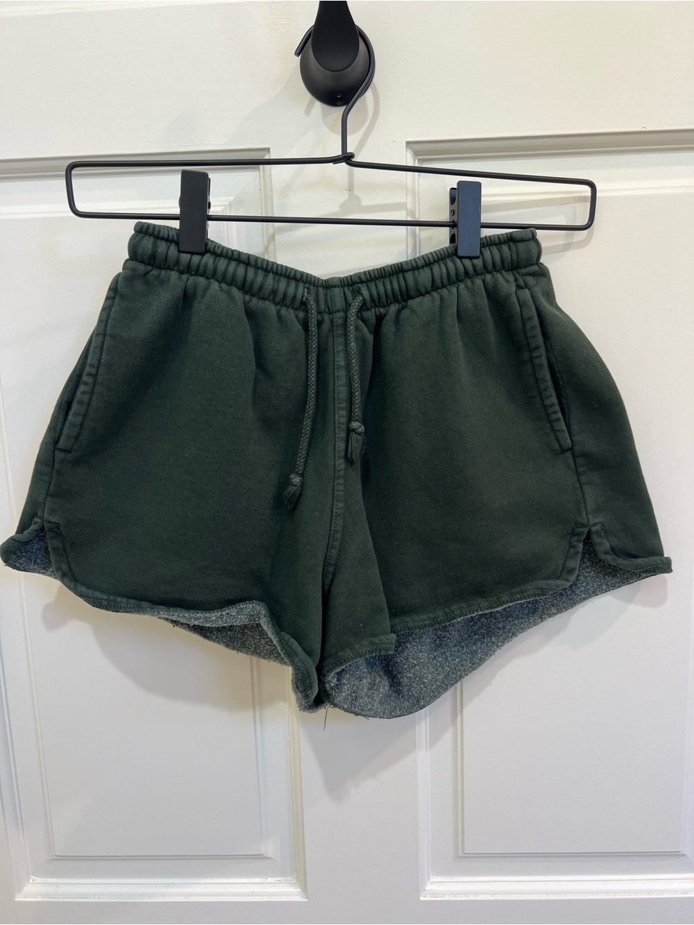 Brandy Melville Dark Green Sweat Shorts